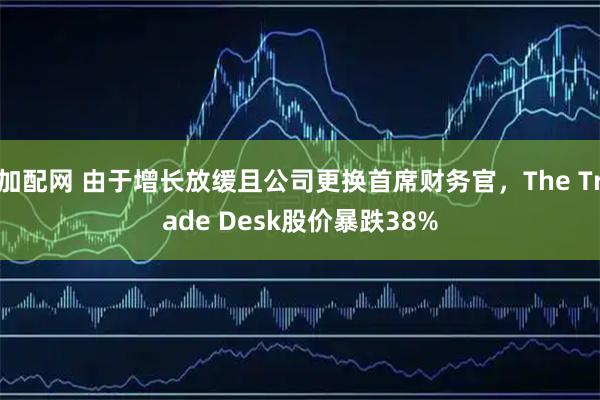 加配网 由于增长放缓且公司更换首席财务官，The Trade Desk股价暴跌38%